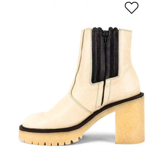 Free People James Chelsea Boot in White size 7 - Picture 4 of 5